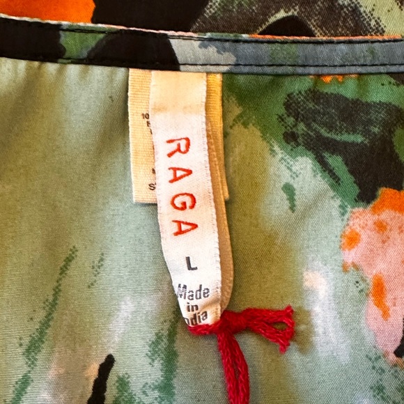 RAGA NWT Size‎ Large Multicolor Floral Dress - Picture 9 of 16